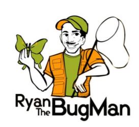 Ryan the Bug Man. Animated man with butterfly and net