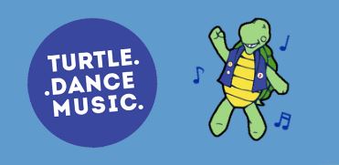 turtle dance music logo