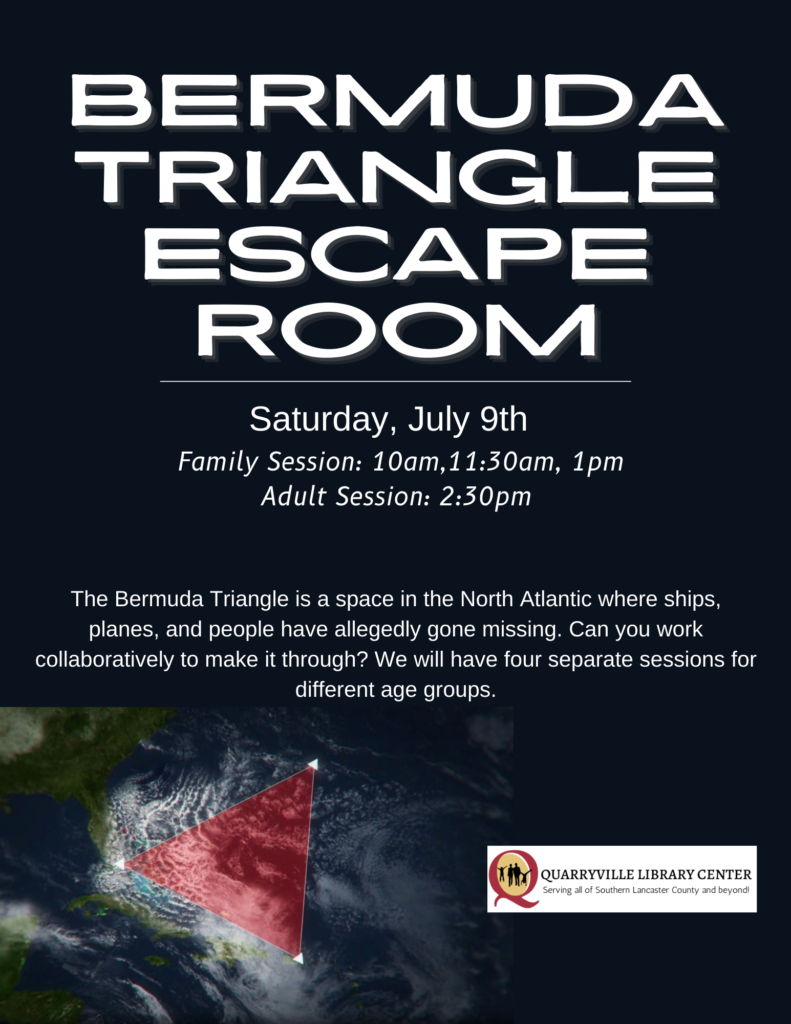 Bermuda Triangle escape room July 9